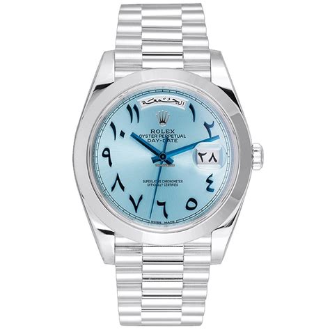 rolex arabic dial blue face woman|Rolex Arabic Dial .